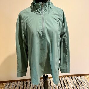 Athleta Teal Wind & Rain Jacket
